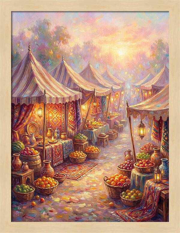 Outdoor Market Scene