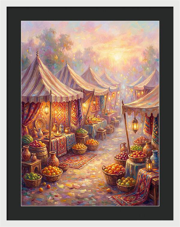 Outdoor Market Scene