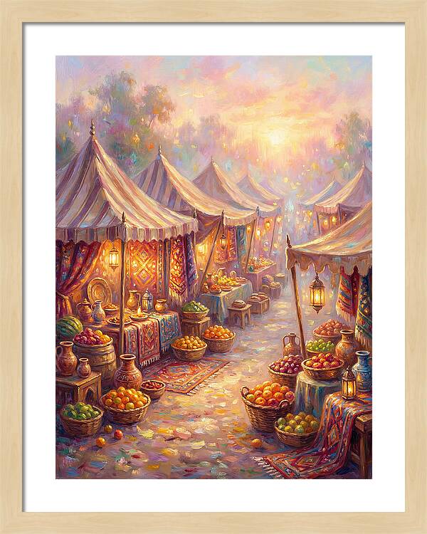Outdoor Market Scene