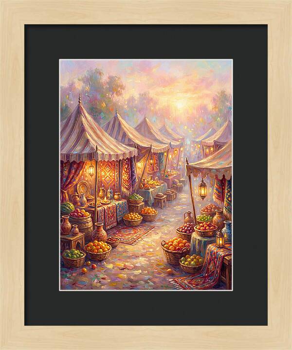 Outdoor Market Scene