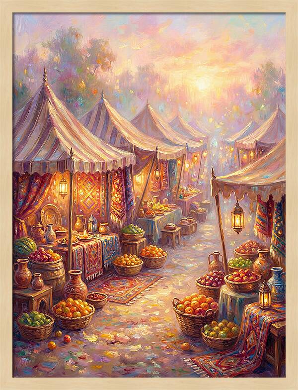Outdoor Market Scene