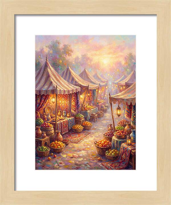 Outdoor Market Scene