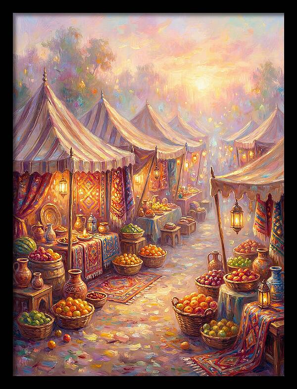 Outdoor Market Scene