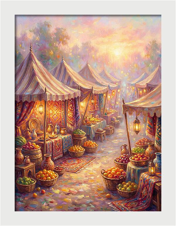 Outdoor Market Scene