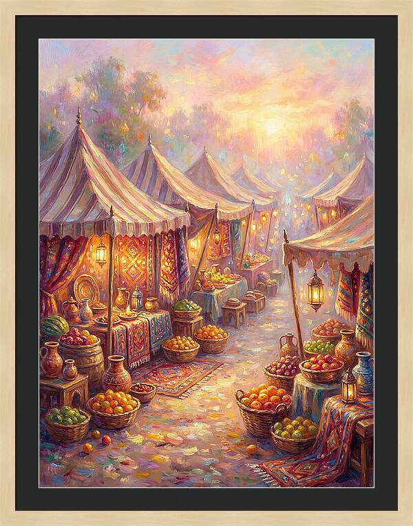 Outdoor Market Scene