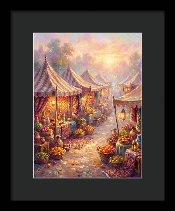 Outdoor Market Scene