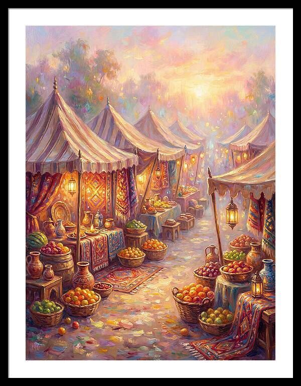 Outdoor Market Scene