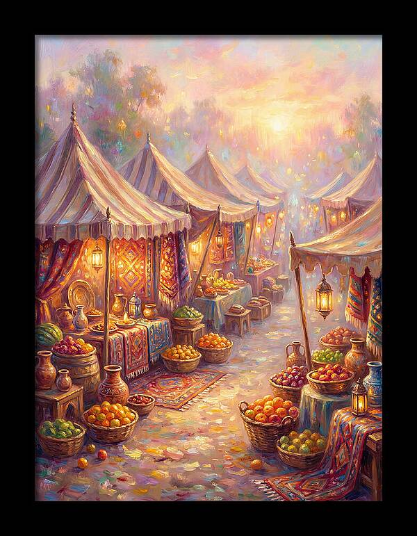 Outdoor Market Scene