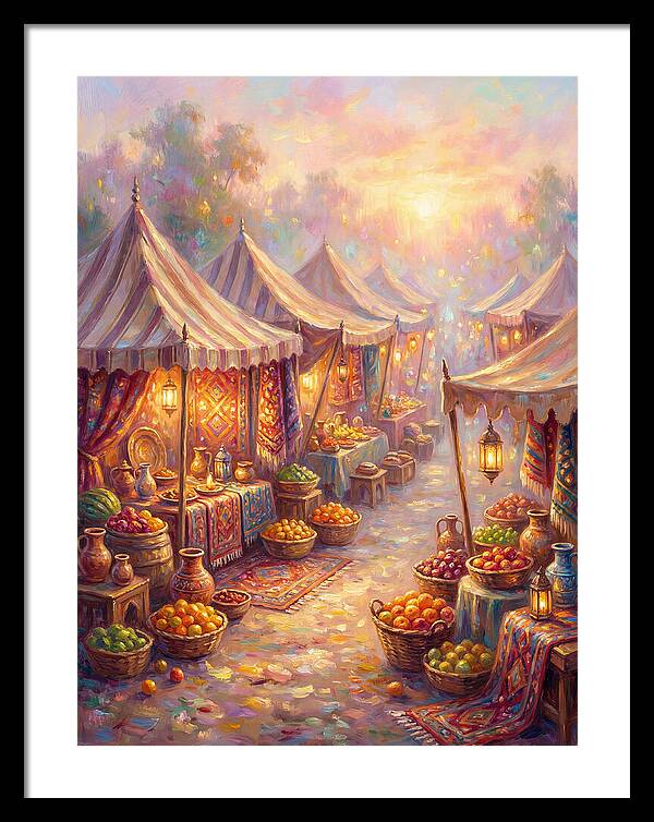 Outdoor Market Scene