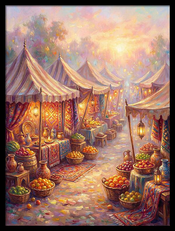 Outdoor Market Scene