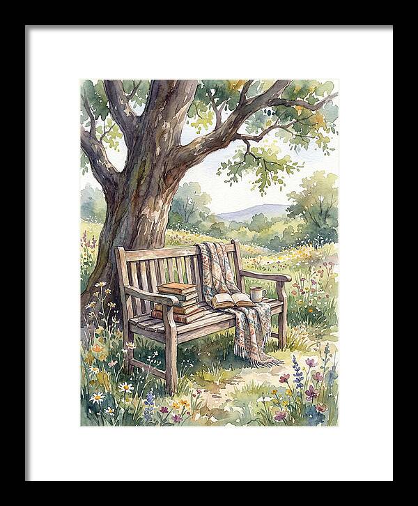 Outdoor Reading Under A Tree
