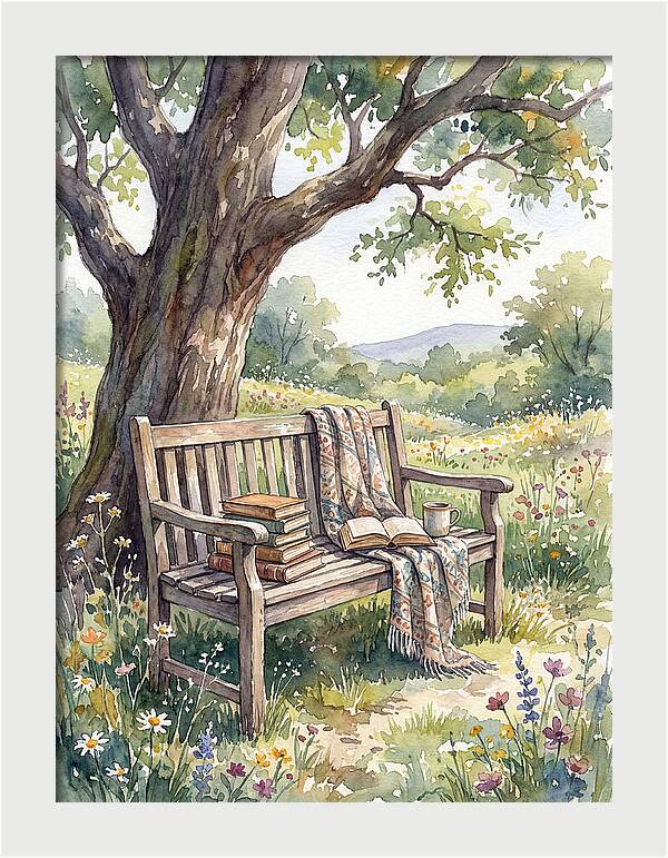 Outdoor Reading Under A Tree