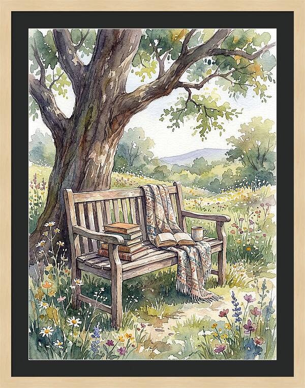 Outdoor Reading Under A Tree