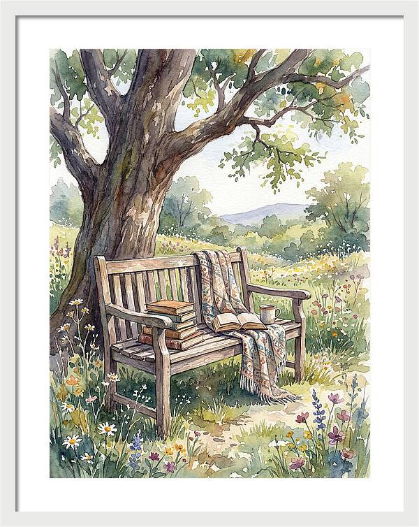Outdoor Reading Under A Tree
