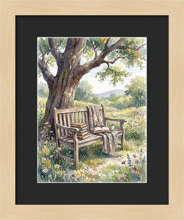 Outdoor Reading Under A Tree
