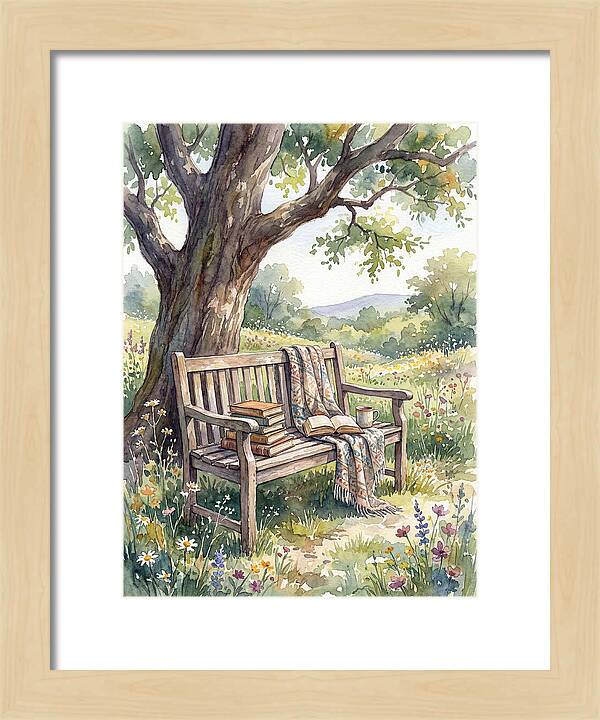 Outdoor Reading Under A Tree