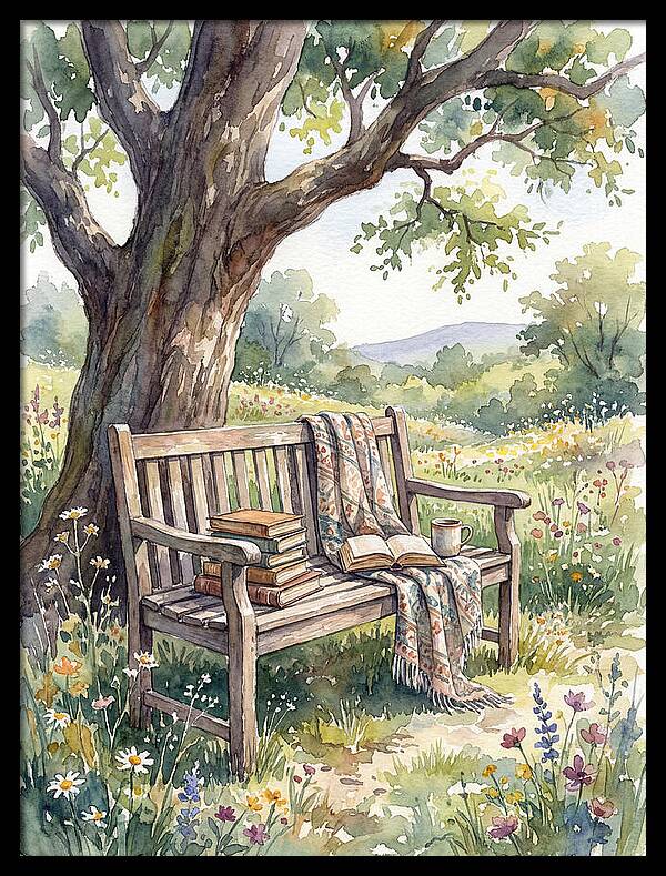 Outdoor Reading Under A Tree