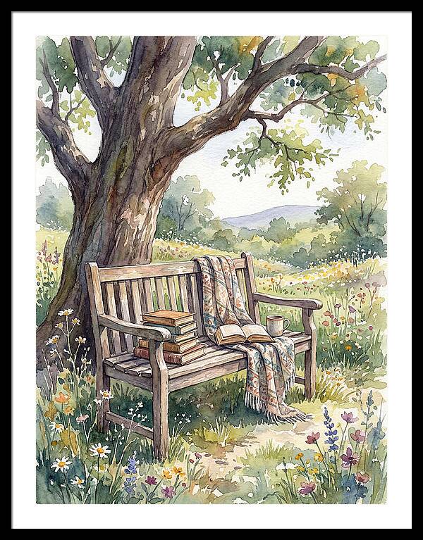 Outdoor Reading Under A Tree