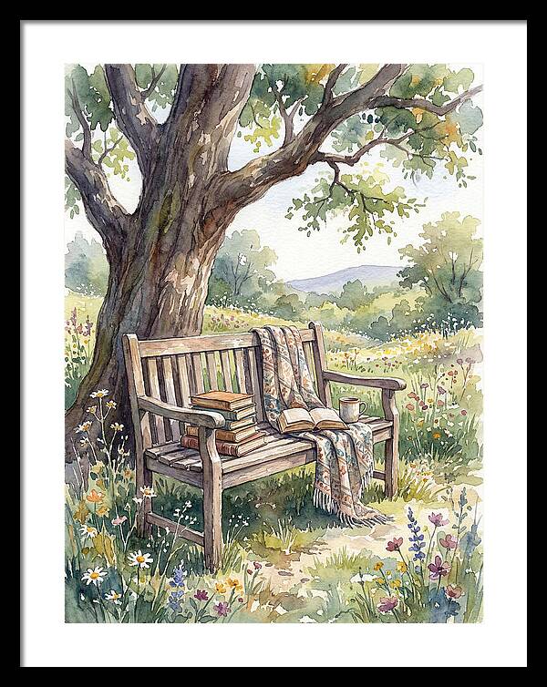 Outdoor Reading Under A Tree