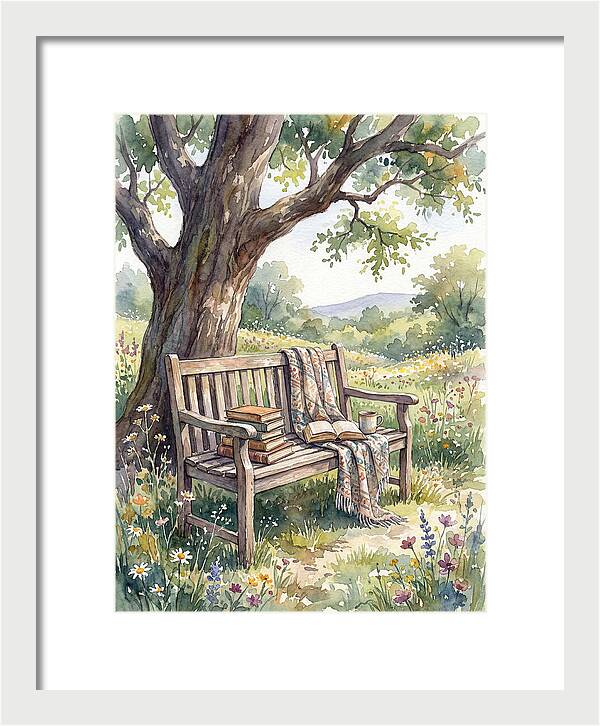 Outdoor Reading Under A Tree