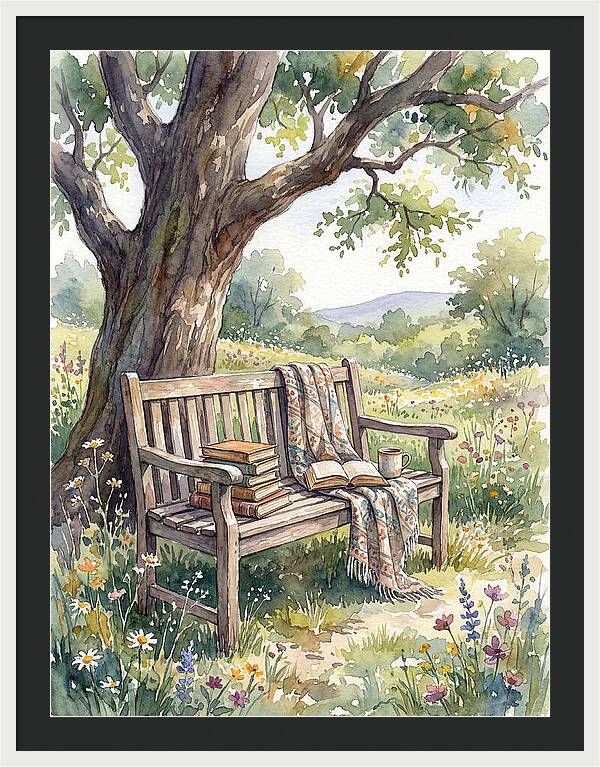 Outdoor Reading Under A Tree