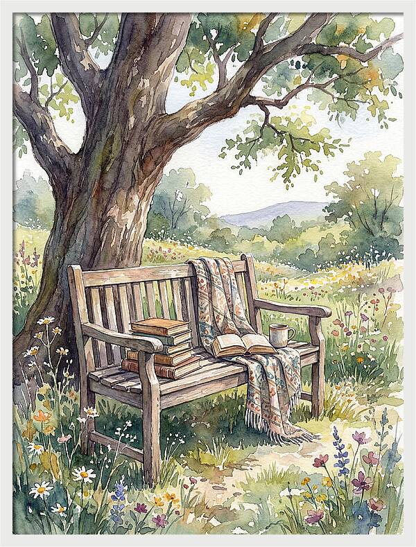 Outdoor Reading Under A Tree