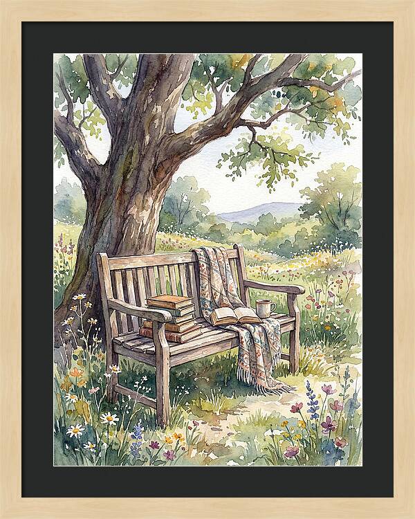 Outdoor Reading Under A Tree