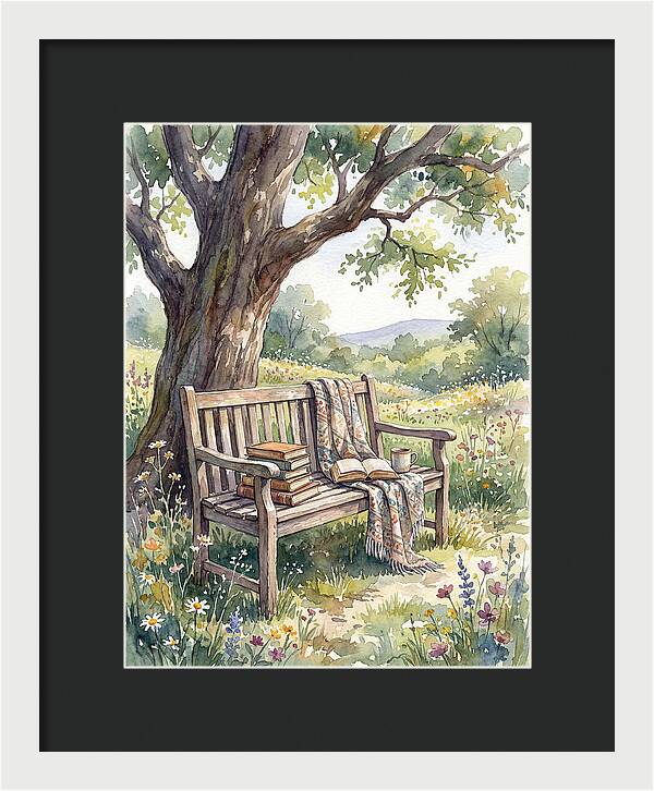 Outdoor Reading Under A Tree