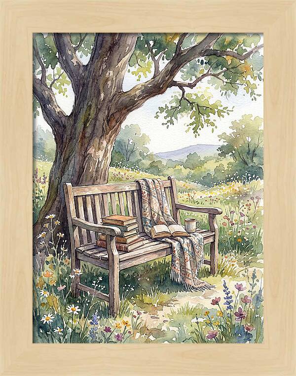 Outdoor Reading Under A Tree