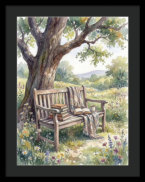 Outdoor Reading Under A Tree