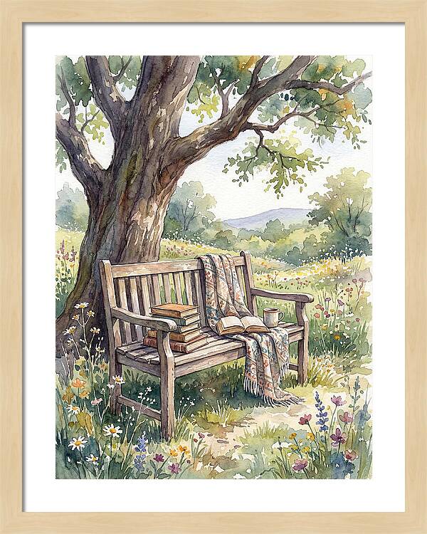 Outdoor Reading Under A Tree