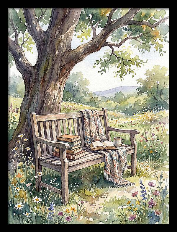 Outdoor Reading Under A Tree