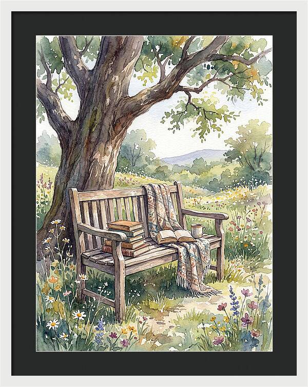 Outdoor Reading Under A Tree