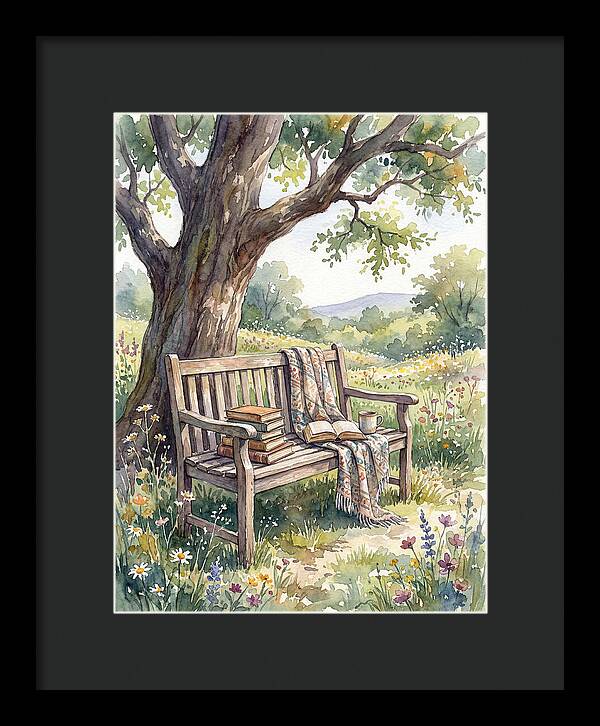 Outdoor Reading Under A Tree