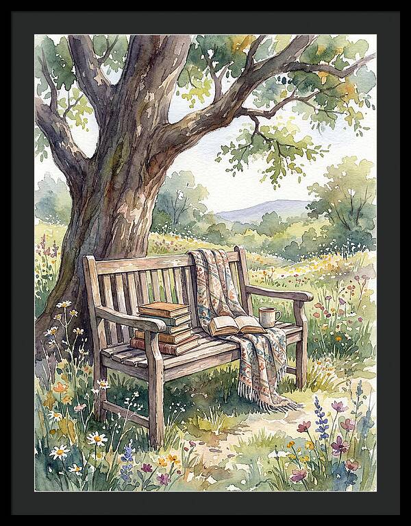 Outdoor Reading Under A Tree