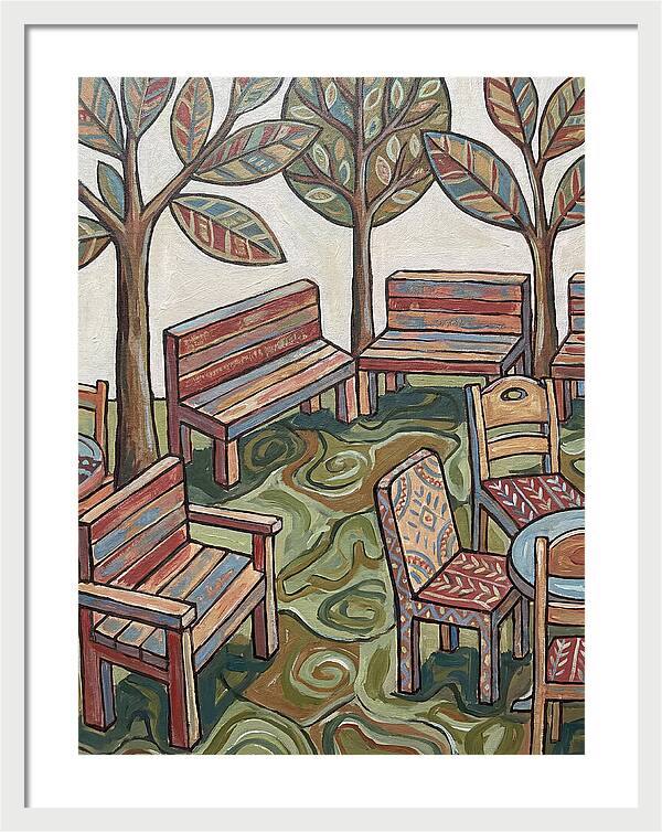 Outdoor Seating In Nature