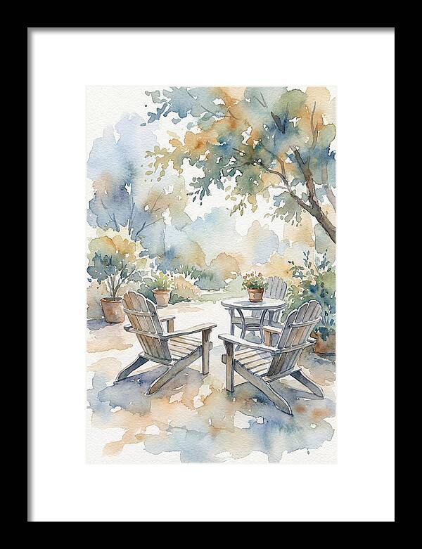 Outdoor Serenity In Watercolor