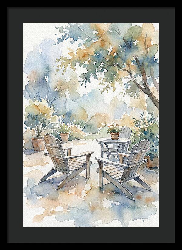 Outdoor Serenity In Watercolor