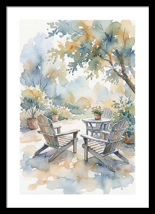 Outdoor Serenity In Watercolor