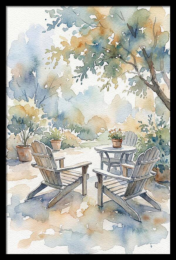 Outdoor Serenity In Watercolor