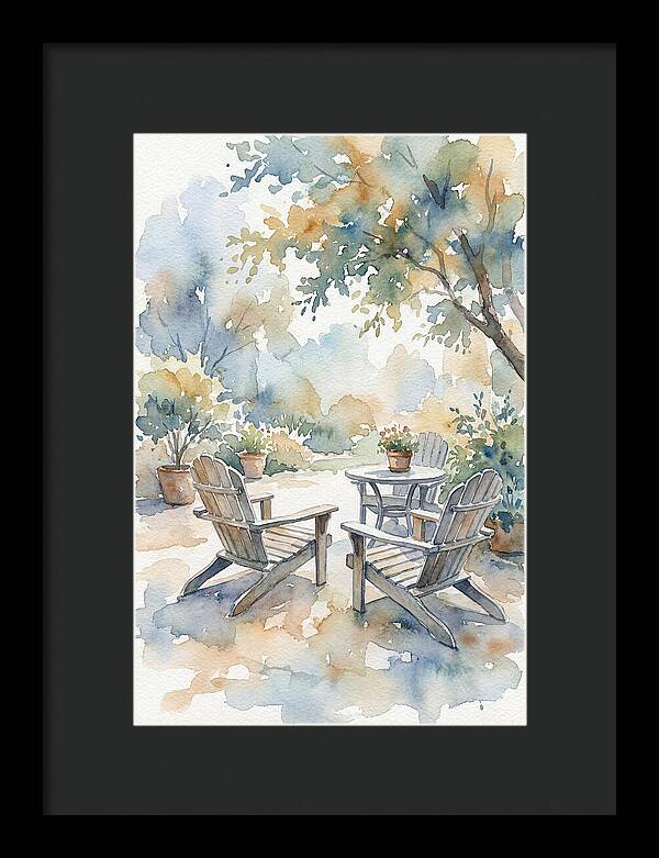 Outdoor Serenity In Watercolor