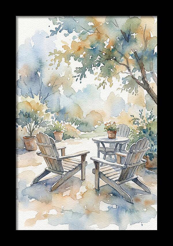 Outdoor Serenity In Watercolor