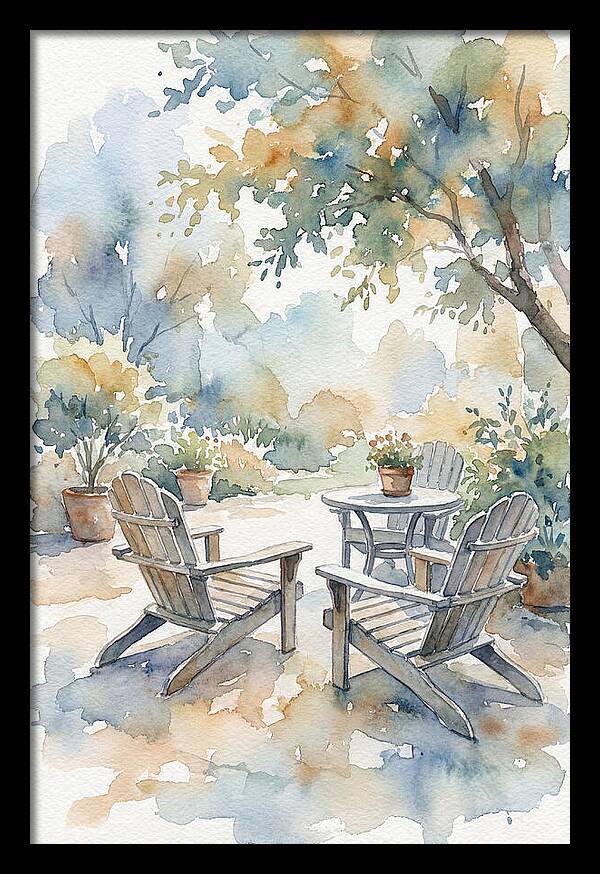 Outdoor Serenity In Watercolor