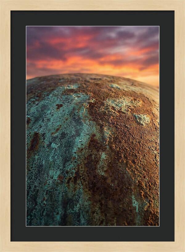 Oxidized Bronze Texture