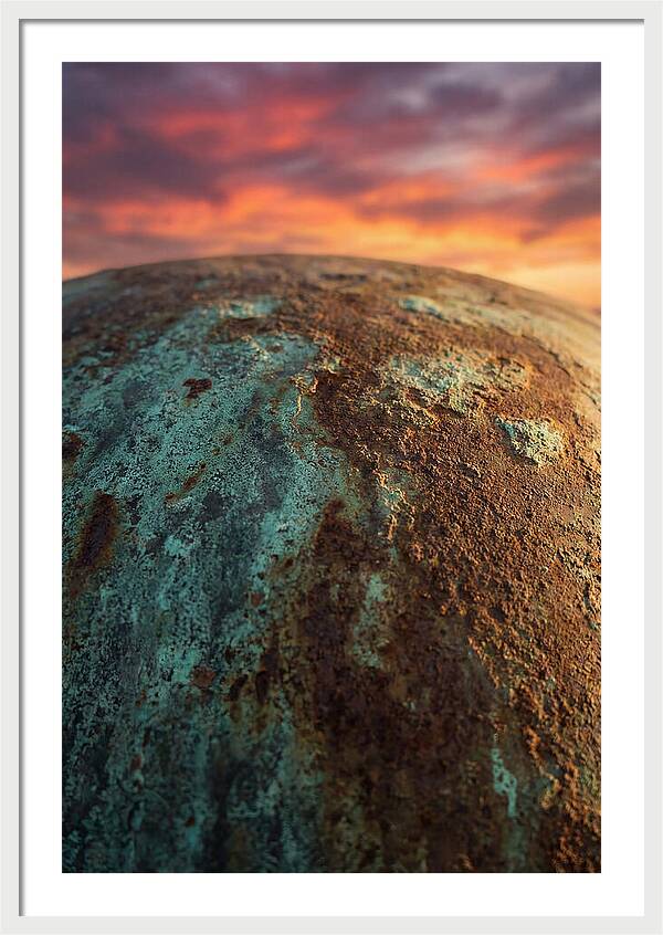 Oxidized Bronze Texture