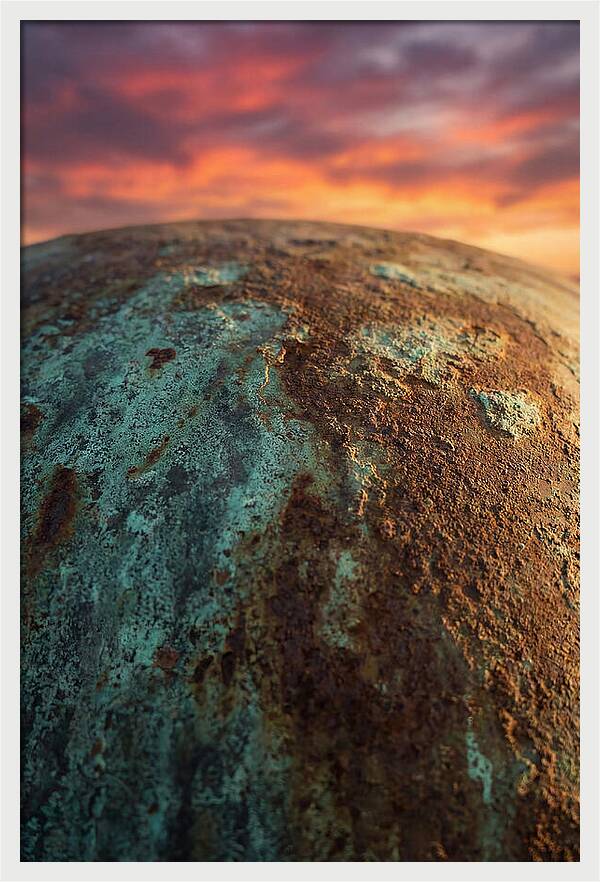 Oxidized Bronze Texture