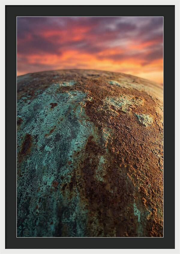 Oxidized Bronze Texture