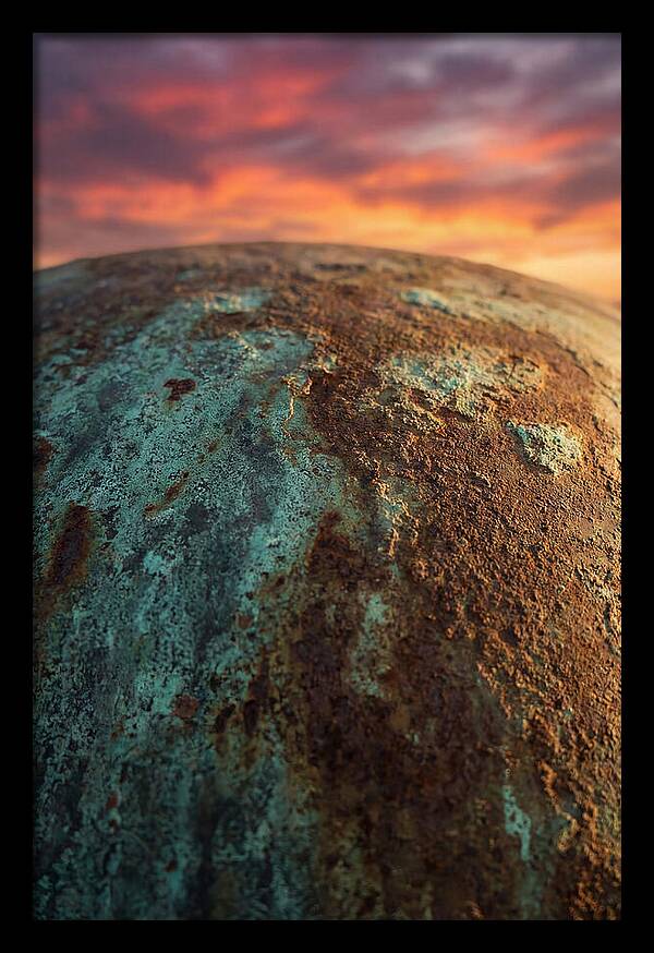 Oxidized Bronze Texture