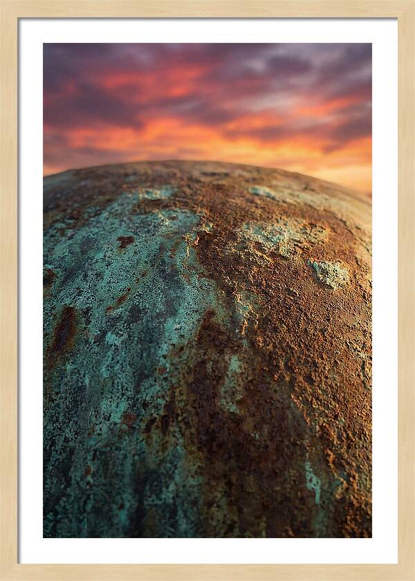 Oxidized Bronze Texture