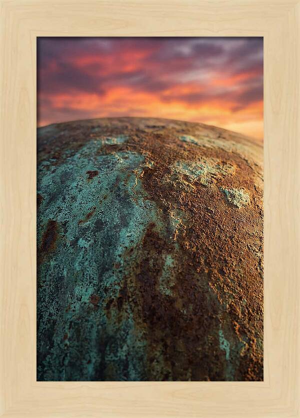 Oxidized Bronze Texture